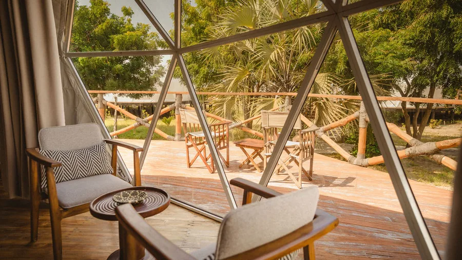 Interior del domo con vistas